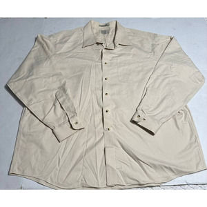 L.L. Bean Men's Wrinkle Resistant Button Down Dress Shirt Size XXL